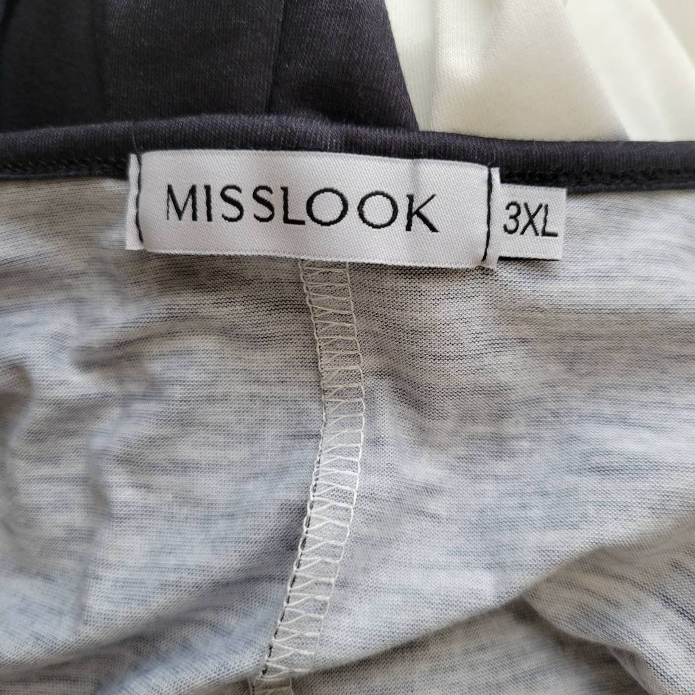 Misslook Color Block Short Sleeve Maxi Dress - image 7